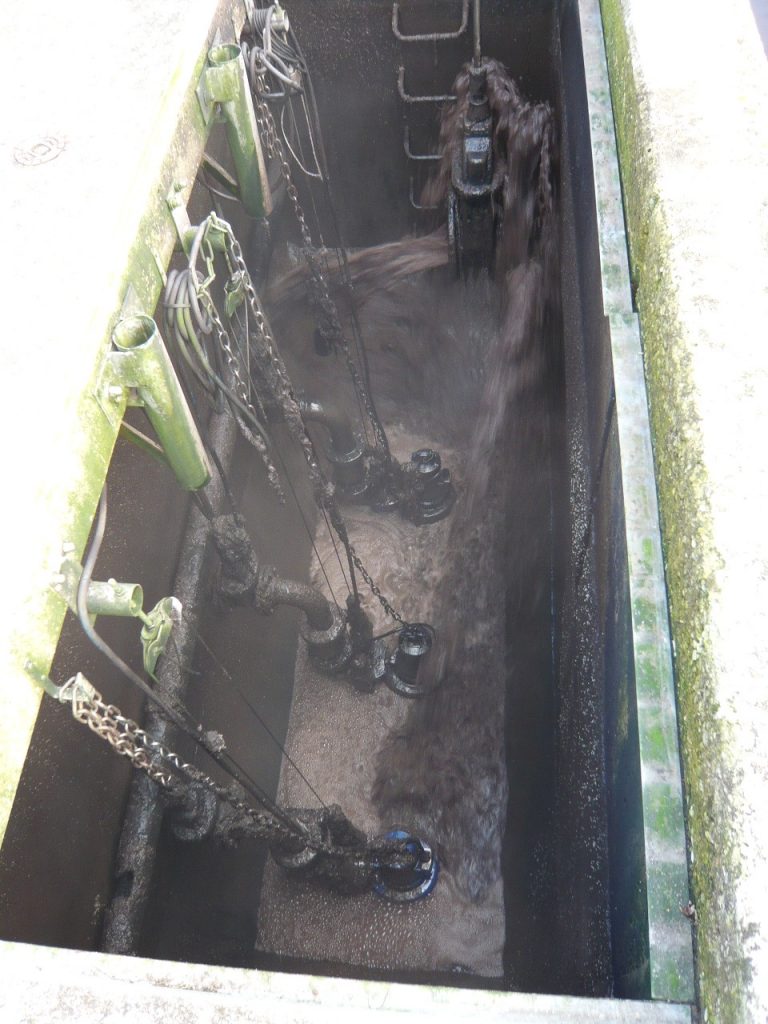 3-Fachpumpwerk vorher